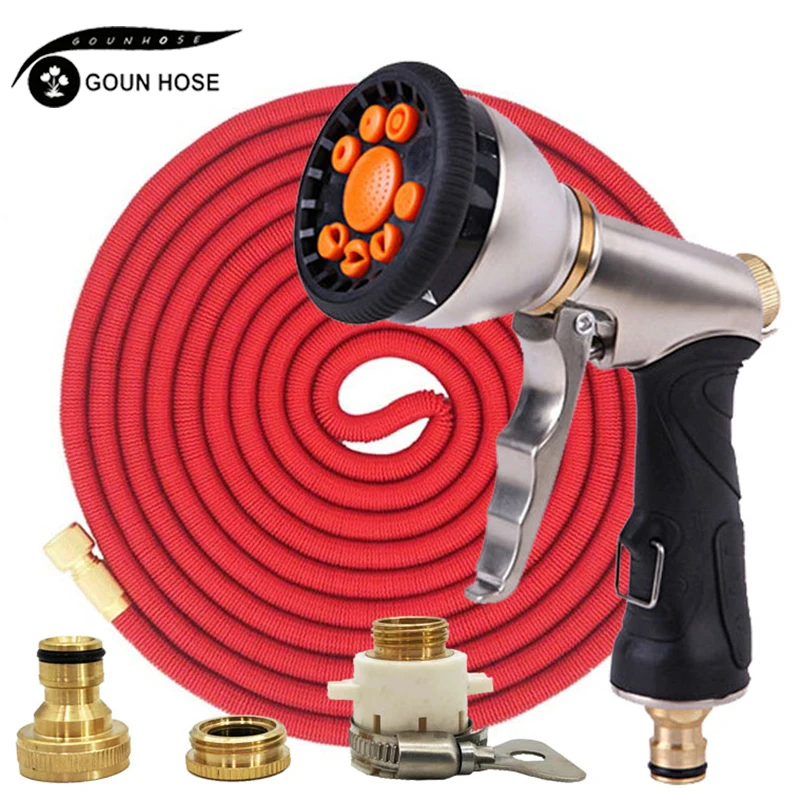 Высококачественный расширяемый садовый шланг волшебный гибкий для очистки