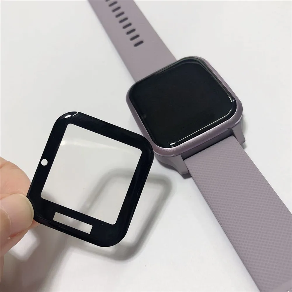 Защитная пленка для экрана часов Garmin CAME SQ противопузырьковая 3D изогнутая