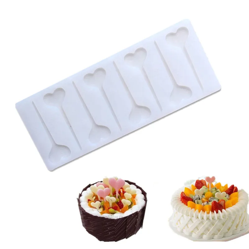

Love card Heart 3D Silicone Molds for DIY Baking Dessert Mousse Kitchen Bakeware Tools Art Cake Form Tray Mould