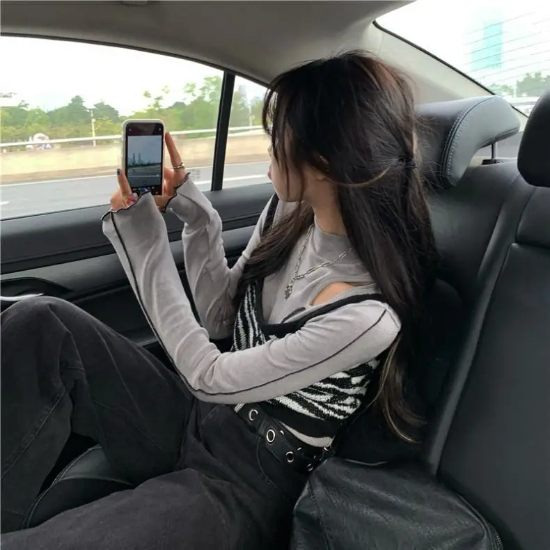 

Женский корсет, топы на бретельках, вязаный жилет, жилет с принтом зебры, женский свитер, топ, майка, укороченный Топ для женщин