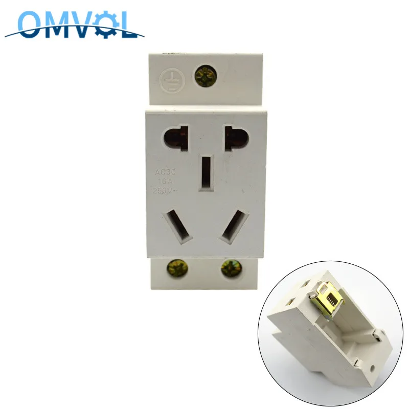 1 шт. штепсельный сокет для модуля розетка распределительная коробка рейка