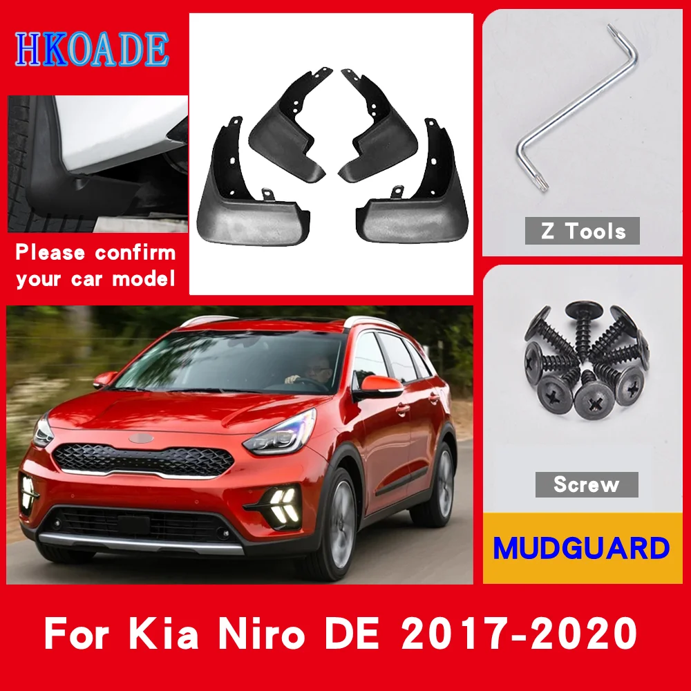 

Автомобильные Брызговики для Kia Niro DE 2020 2019 2018, брызговики, аксессуары для автомобильных крыльев