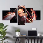 5 Панель Kimetsu без Yaiba Rengoku аниме HD модульная Картины Wall Art Home Decor холст картины декоративные постеры аксессуары