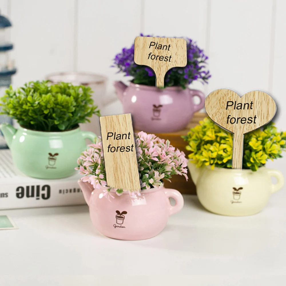 

60 Pcs Creative Flower Tags Reusable Plants Labels Decorative Vegetable Labels