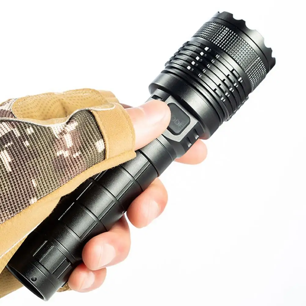 

Most Powerful Flashlight 5 Modes Usb Zoom Led Torch 18650 Battery Best Camping Outdoor