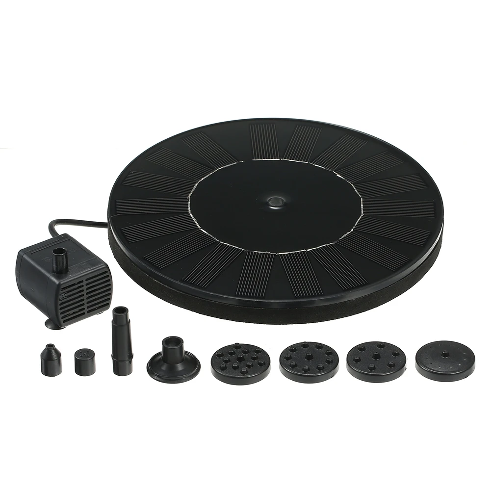 

Floating Solar Fountain Garden Water Fountain Pool Pond Decoration Solar Panel Powered Fountain Water Pump Garden Decoration