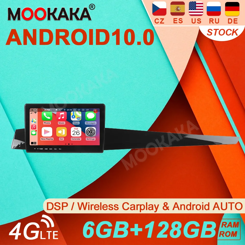 

6+128G Android10 Car Multimedia Player Gps For Renault Latitude Car GPS Navigation Auto Audio Radio Stereo Wifi BT Head Unit Map