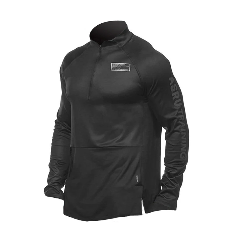 

Мужская Тренировочная рубашка для фитнеса, быстросохнущая Солнцезащитная спортивная рубашка, свитшот, мужской спортивный свитер для бега, ...