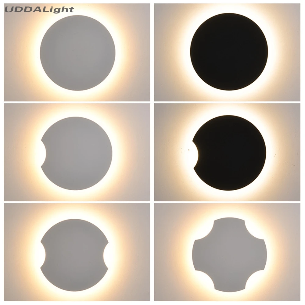 Акриловая 200 мм настенная лампа на открытом воздухе 8 Вт водонепроницаемый