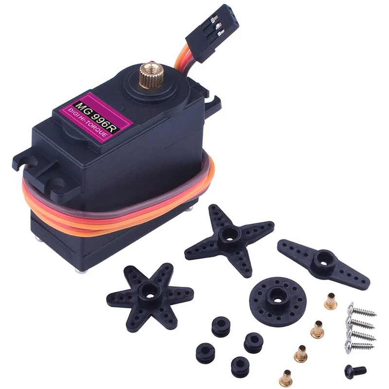 

Servomotor 10 Pcs MG996R Metal Gear Torque Digital Servo Motor for RC Model Car Boat Helicopter KY62