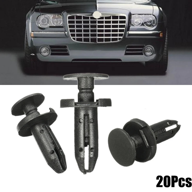 20 шт./компл. передний бампер решетка радиатора зажимы автомобильные внутренние