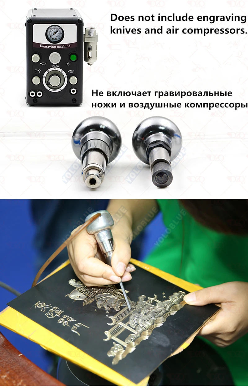 Двойной головкой пневматический аппарат для гравировки инструменты малая гравировальная машина гравировальный аппарат