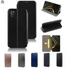 Кожаный чехол-книжка для Redmi 9 9A 9C 9T 8 8A 7A 6 6A Note 10 5G 10S 9 8 7 8T Mi POCO F3 X3 Pro NFC M3