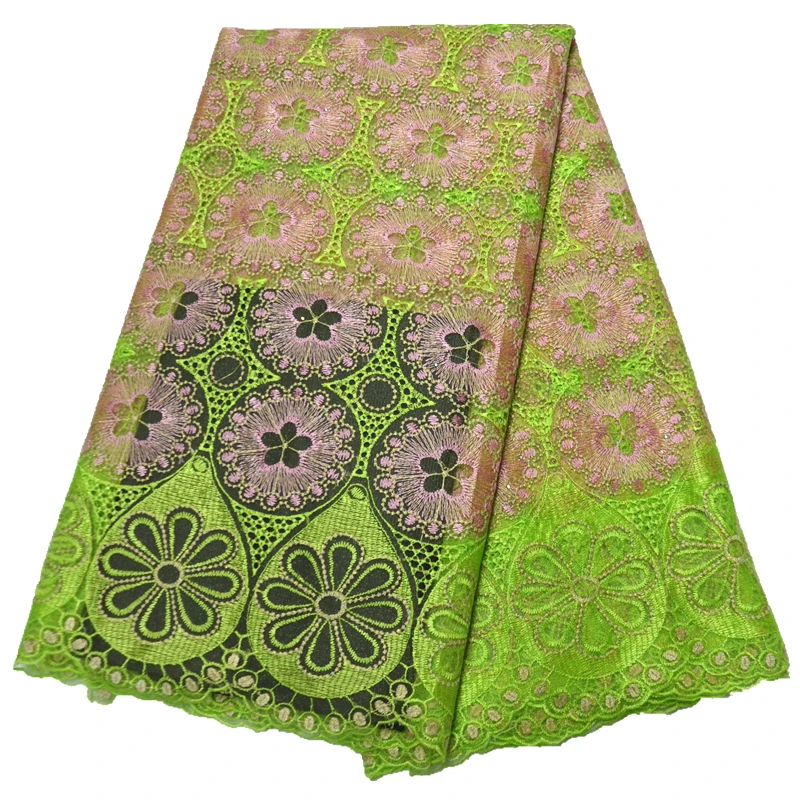 

African Lace Fabric green tulle lace Fabric Embroidered french net lace fabrics for women