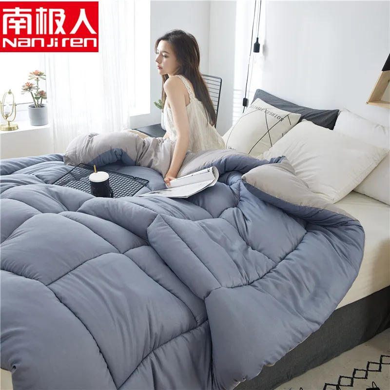 Pure Color Style Quilting Multiple Size Blanket Very Warm Comforter Washed Polyester Fabric Microfiber Stitching Quilt