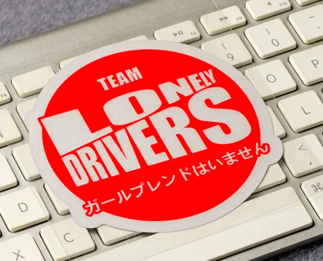 Автомобильный Стайлинг виниловая лента предупреждающая японская одинокая