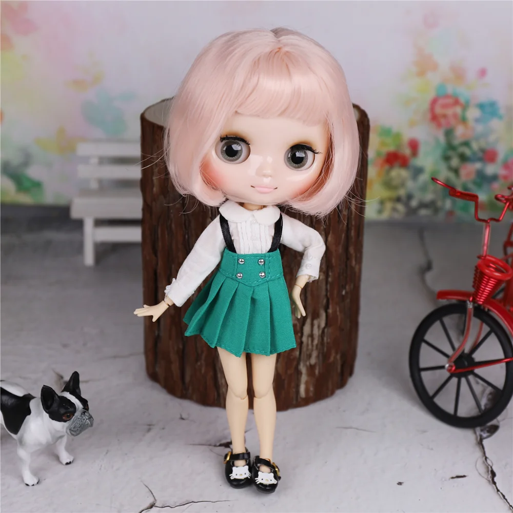 DBS BLYTH middie кукла 1/8 bjd 20 см игрушка короткий боб волосы блестящее лицо совместное
