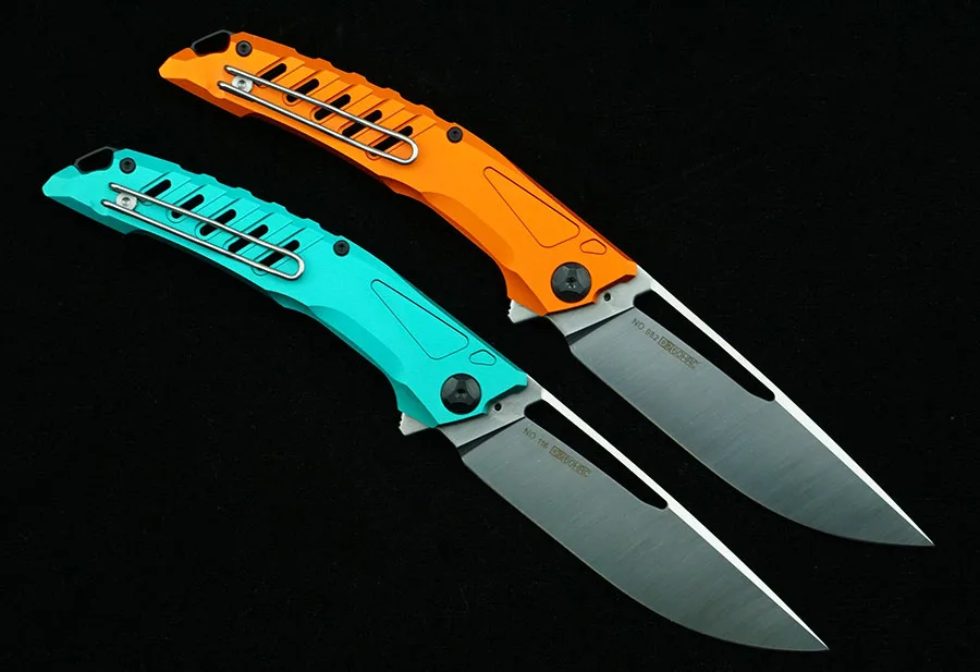 Складной нож Nimoknives Flipper Мультитул из алюминиевого сплава с лезвием D2 для улицы