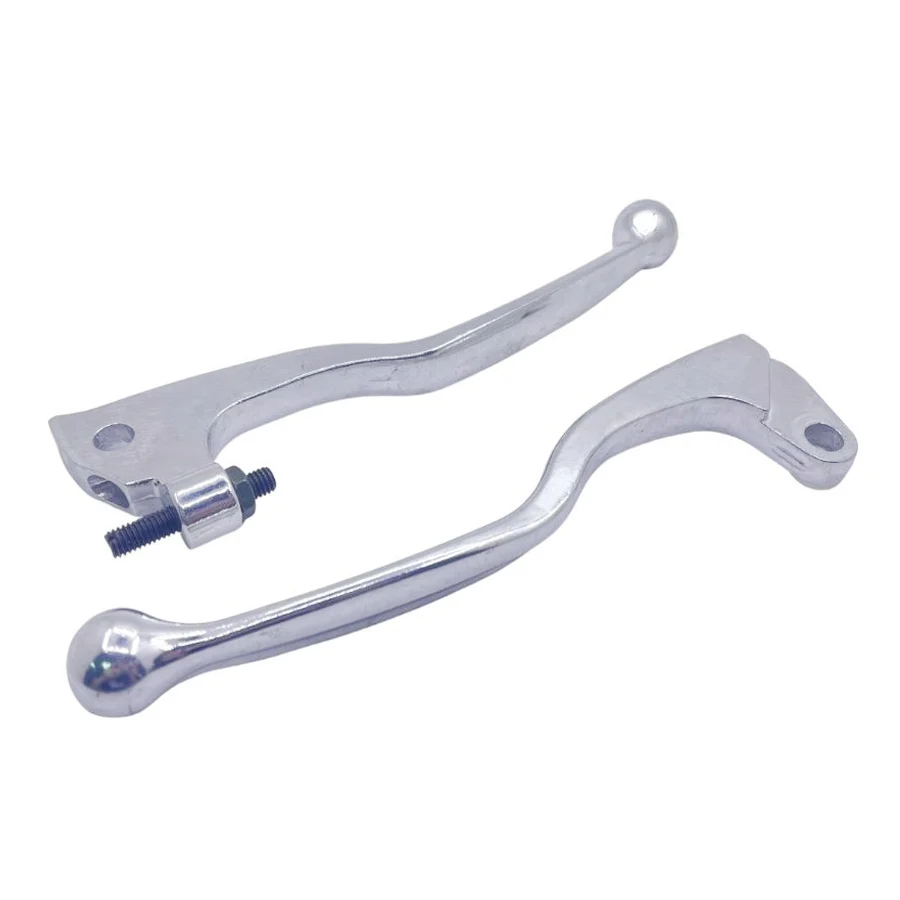 1 пара, хромированные рычаги сцепления переднего тормоза для мотоцикла Yamaha YZ80 YZ125 DT125 200 TW225 XT TTR YZ 250 TT350 YZ490 TT XT 600