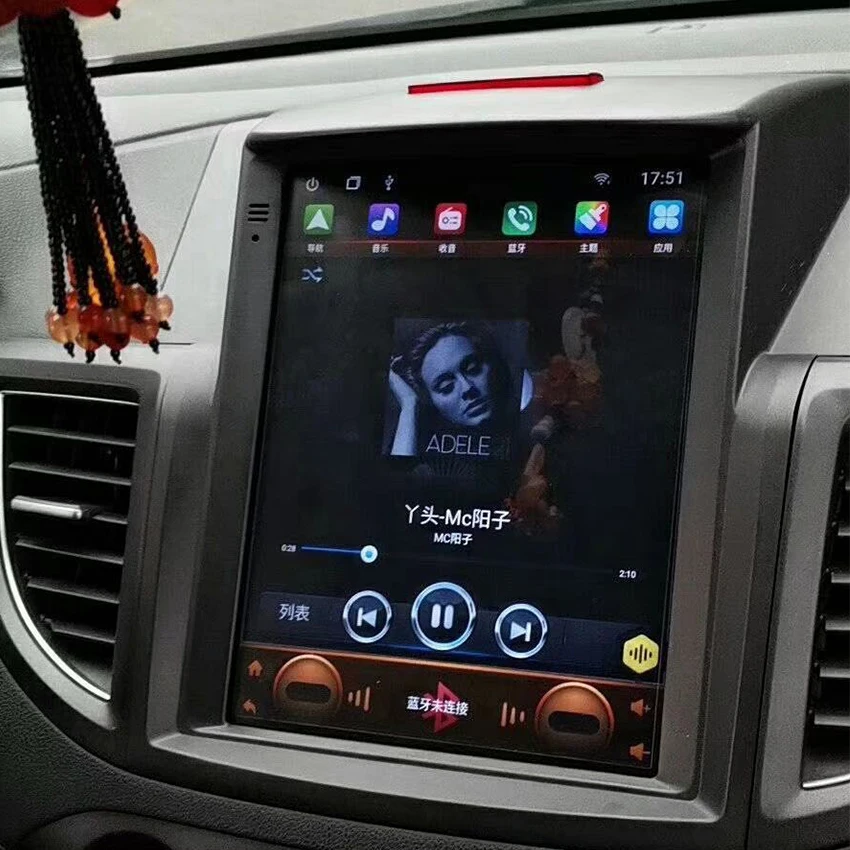 Экран Tesla для Honda CRV CR-V 2012 2013 2014 2015 2016 автомобильный Android мультимедийный плеер 10 4
