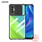 Чехол Rzants для Tecno Spark 7P Spark 7 Защита объектива тонкий кристально прозрачный чехол с двойным мягким корпусом