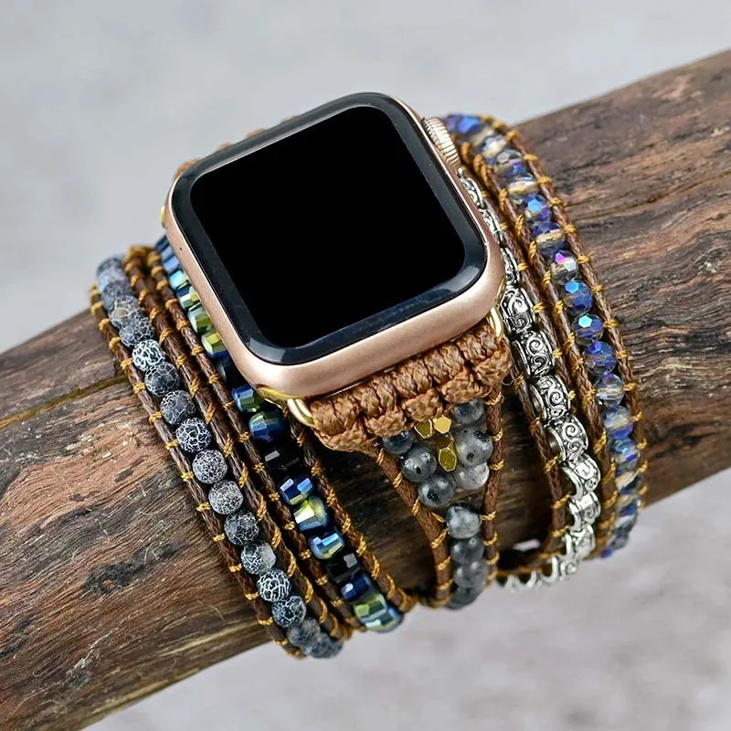

Custom DIY strap for apple watch band 44 mm 40mm iwatch 42mm 38mm luxury Jewelry women belt Resin bracelet for series 6 5 3 4 Se