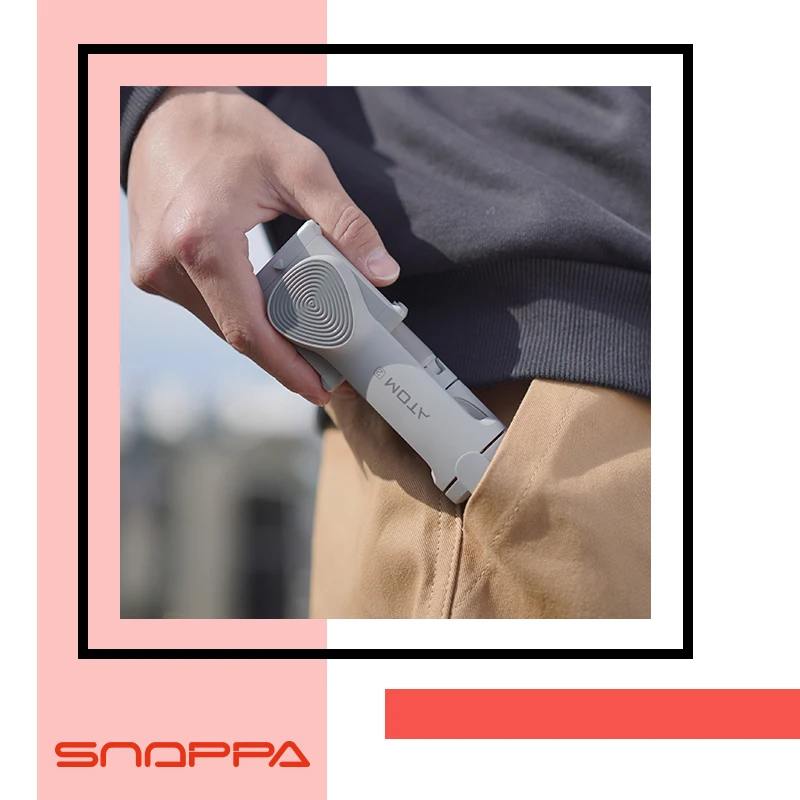 Snoppa ATOM2 3 х позиционный ручной карданный стабилизатор Беспроводная селфи Палка с