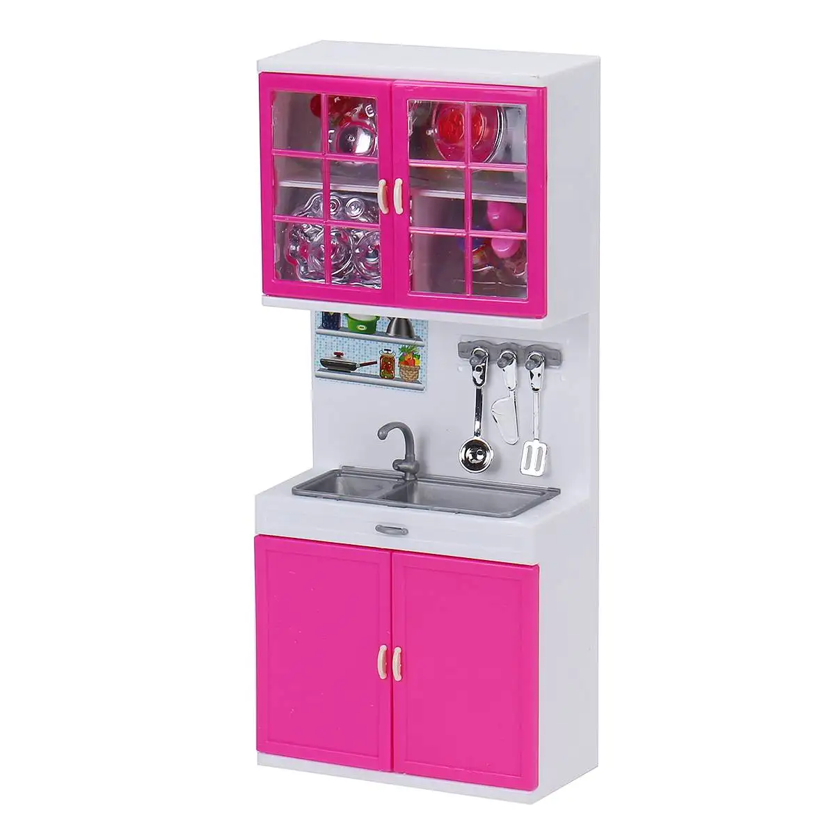 Кухонный Светильник имитация игрушки для шкафа 3 в 1 кухонная посуда притворяться