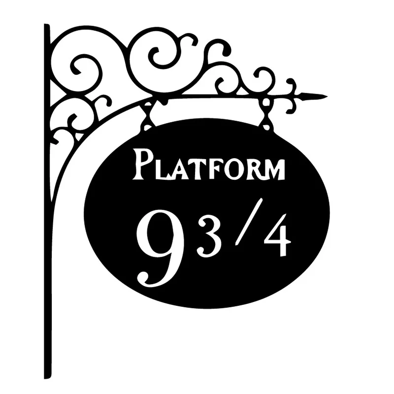 Креативная Платформа 9 3/4 декор двери стикер художественный стикер стены s для детских комнат A2186
