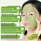 50 шт., увлажняющая Антивозрастная маска для лица с зеленой глиной маття