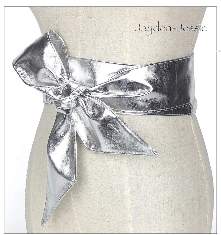 Новый дизайнерский Подиум супер длинный женский мягкий пояс с бантом широкий