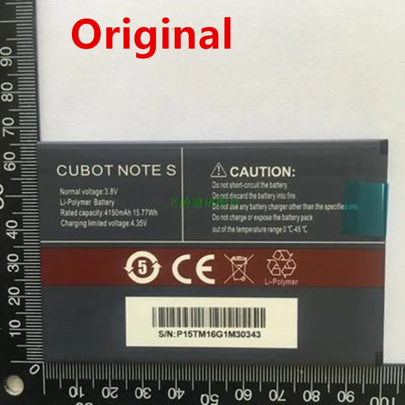 

100% Original 4150mAh CUBOT NOTE S Battery For CUBOT NOTE S Phone In Stock Latest Production High Quality Battery+Tracking Code