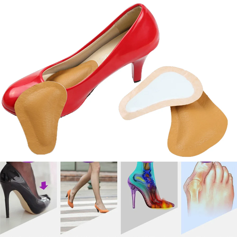 Обувь на высоком каблуке кожаная Подушечка Для стопы ортопедическая стелька
