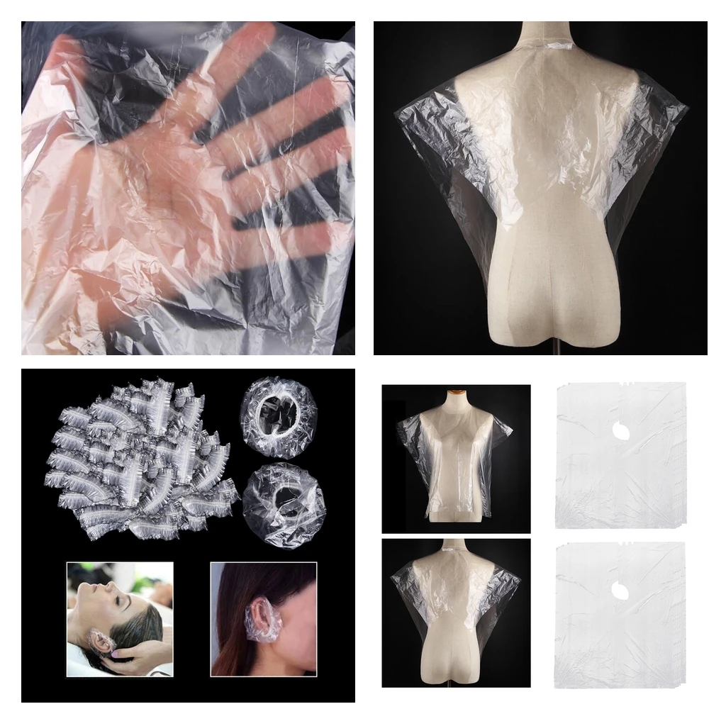 

200 шт., одноразовые накидки для волос