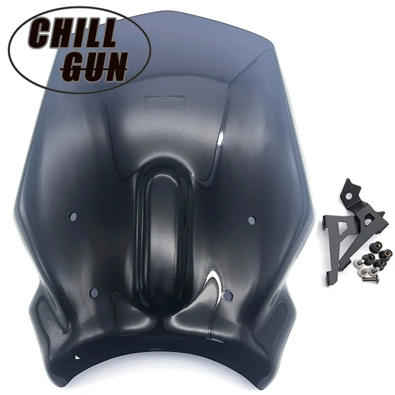 Мотоцикл дефлектор ветрового стекла козырек Viser лобового автомобиля кафе мотор