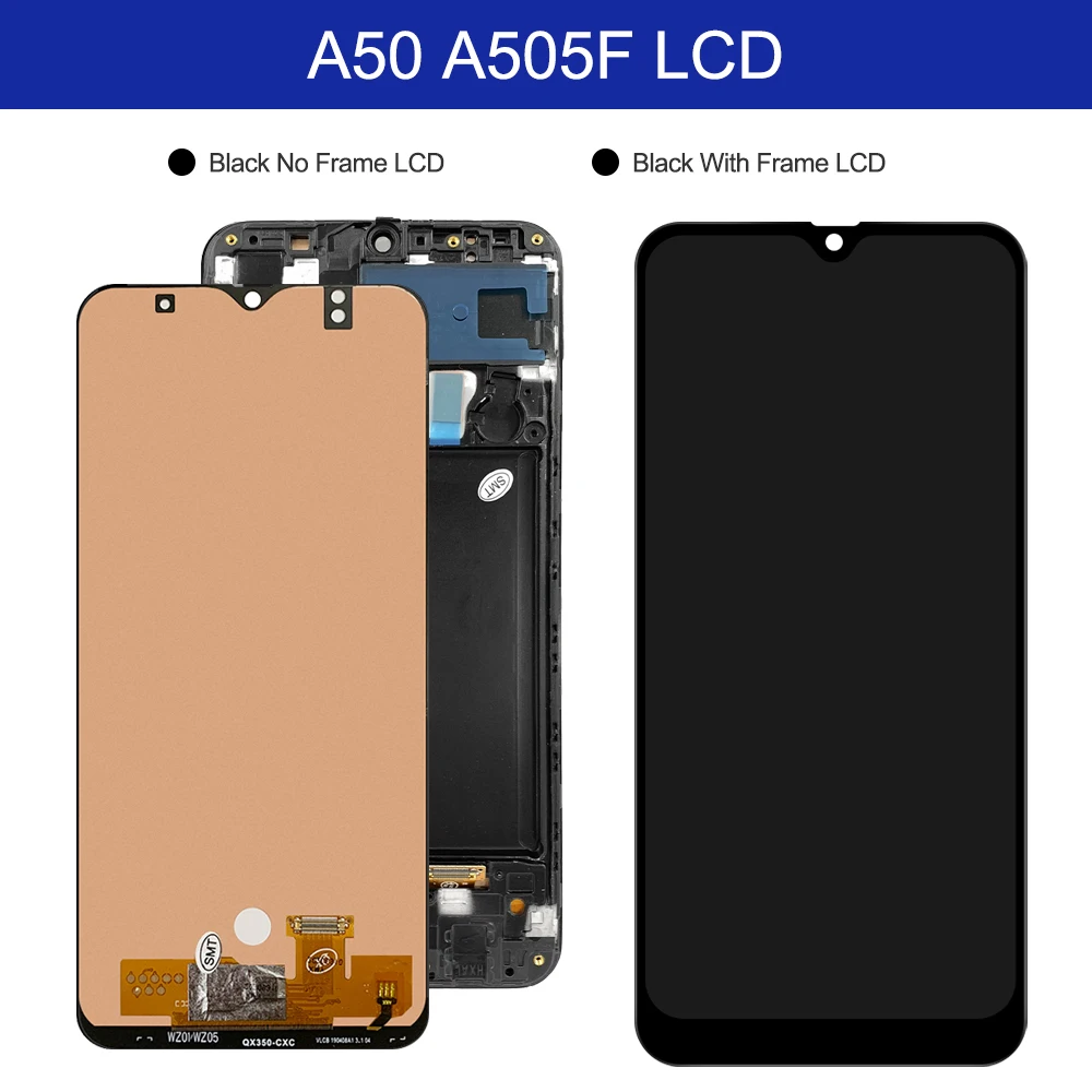 

New For Samsung Galaxy A50 SM-A505FN/DS A505F/DS A505 LCD Display Touch Screen Digitizer Assembly For Samsung A50 LCD