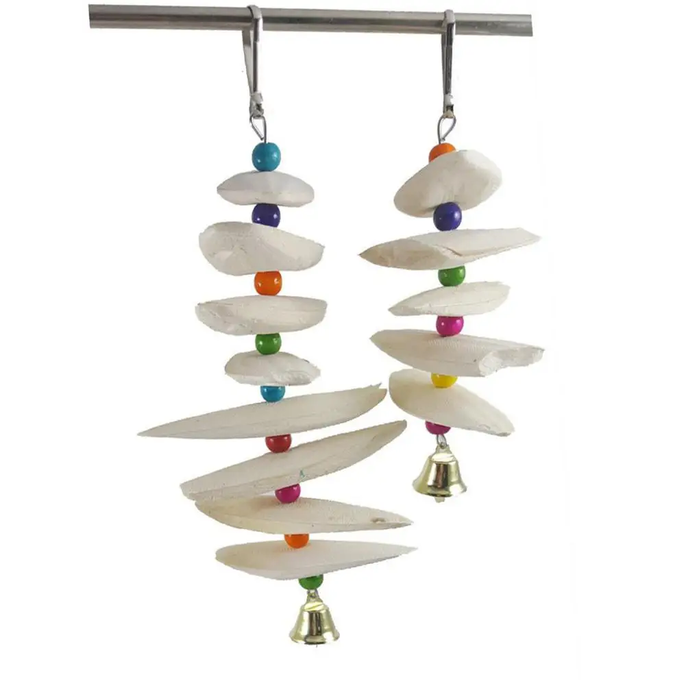 Каракатица кость попугай жевательная игрушка колокольчик поставка кальция