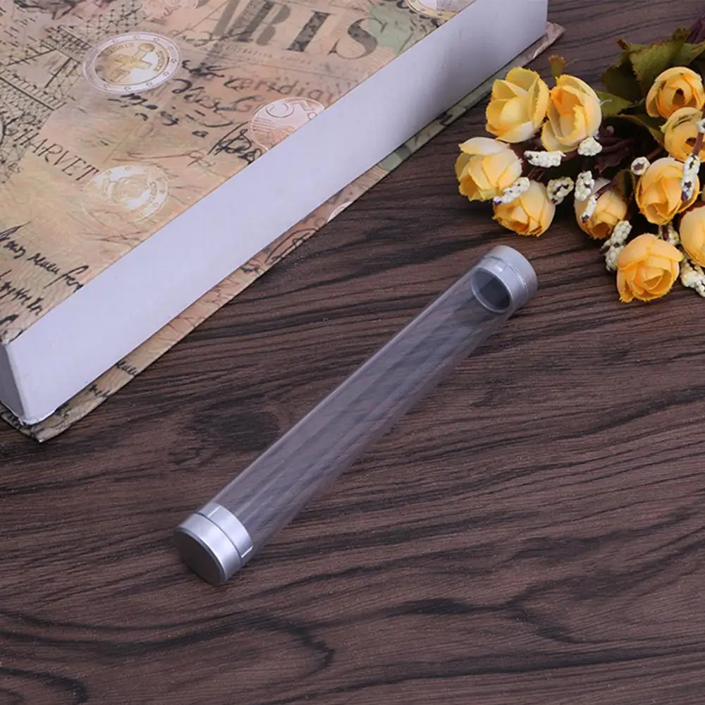 Прозрачный цилиндрический чехол для ручки органайзер школы и офиса | Канцтовары