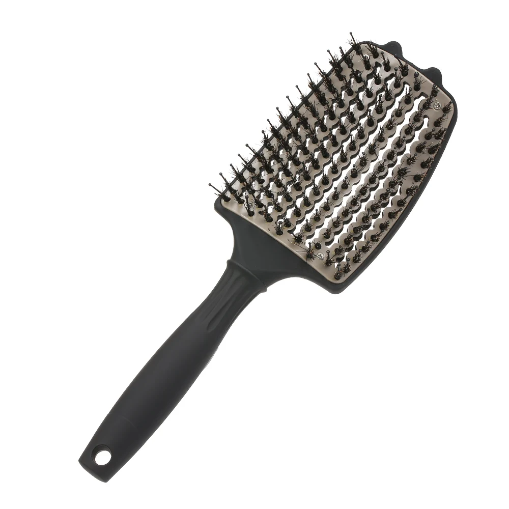 Изогнутое вентиляционное отверстие щетка для волос высушивания укладки
