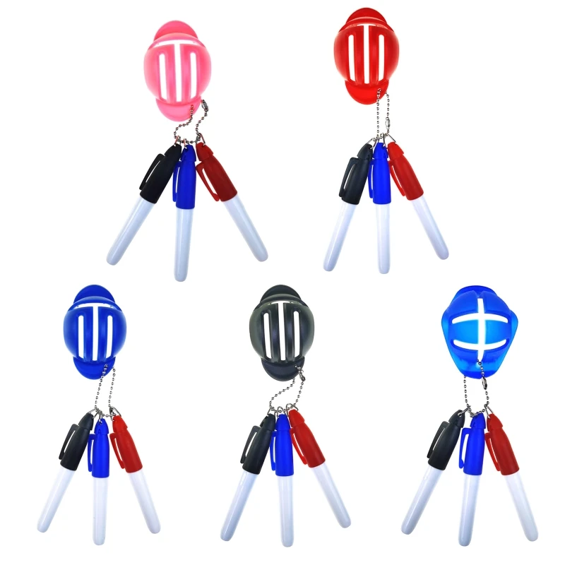 XXFC трехлинейная ручка для гольфа с тремя маркерами тройной трафарет пружинный