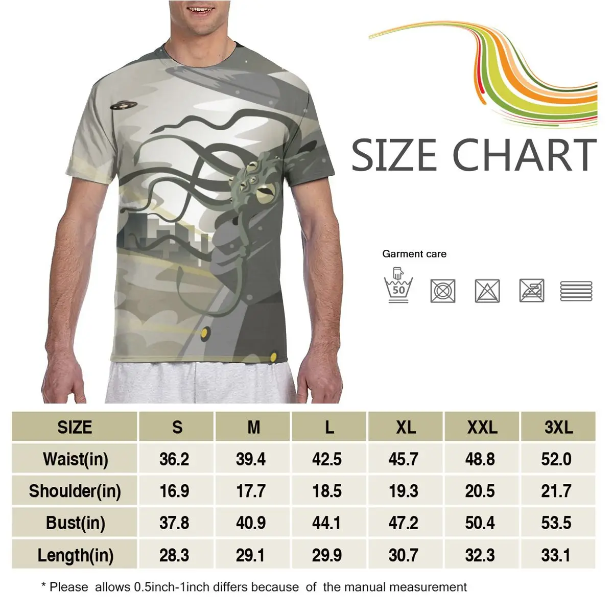 

Retro Science Octopus Alien Monster Space Invader Fashion T-shirt Men 2020 Summer Crew Neck Men's Tshirt Tee Shirts