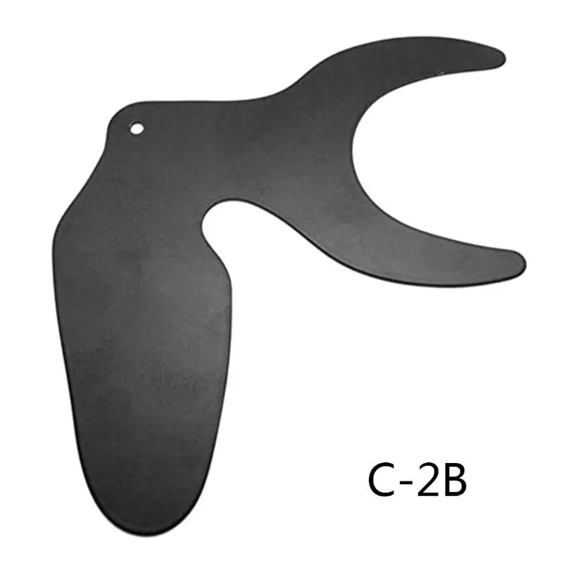 

1pc Dental Photographic Image Contrast Board Oral Cheek Black Plate Contrasters Autoclavable Lab Tools 6 Size