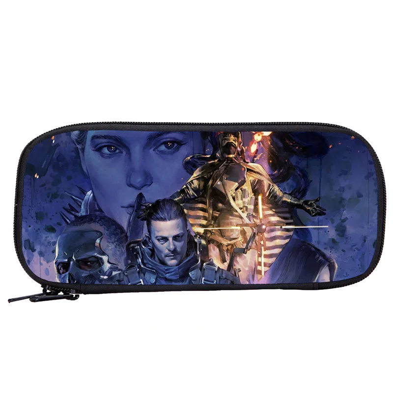 

Purse For Kids Boys Girls Pen Bag Fashion Cool Death Stranding Letter 3D Printing Pen Case School Supply Pencil Pouch Sac A Main