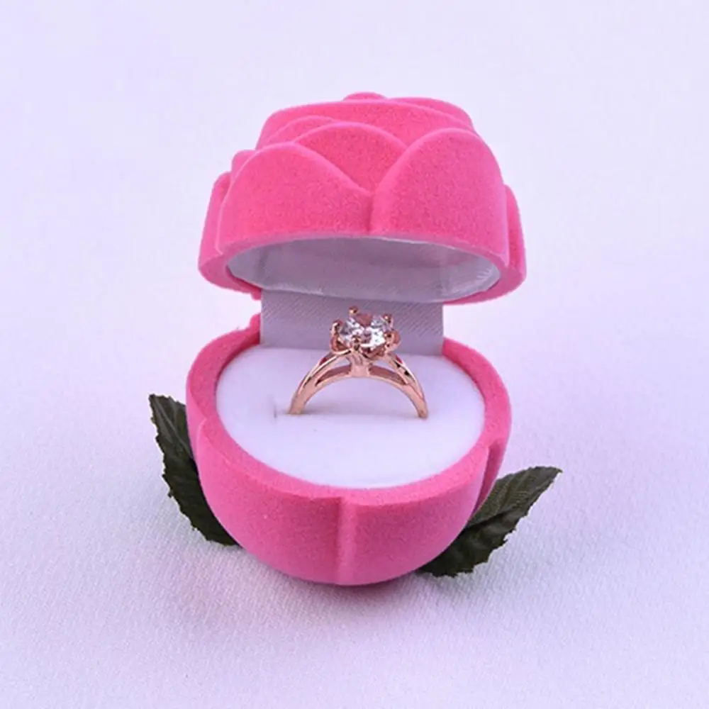 

1Pc Velvet Jewelry Gift Box Wedding Engagement Ring Box For Necklace Earring Bracelet Display Packaging Case
