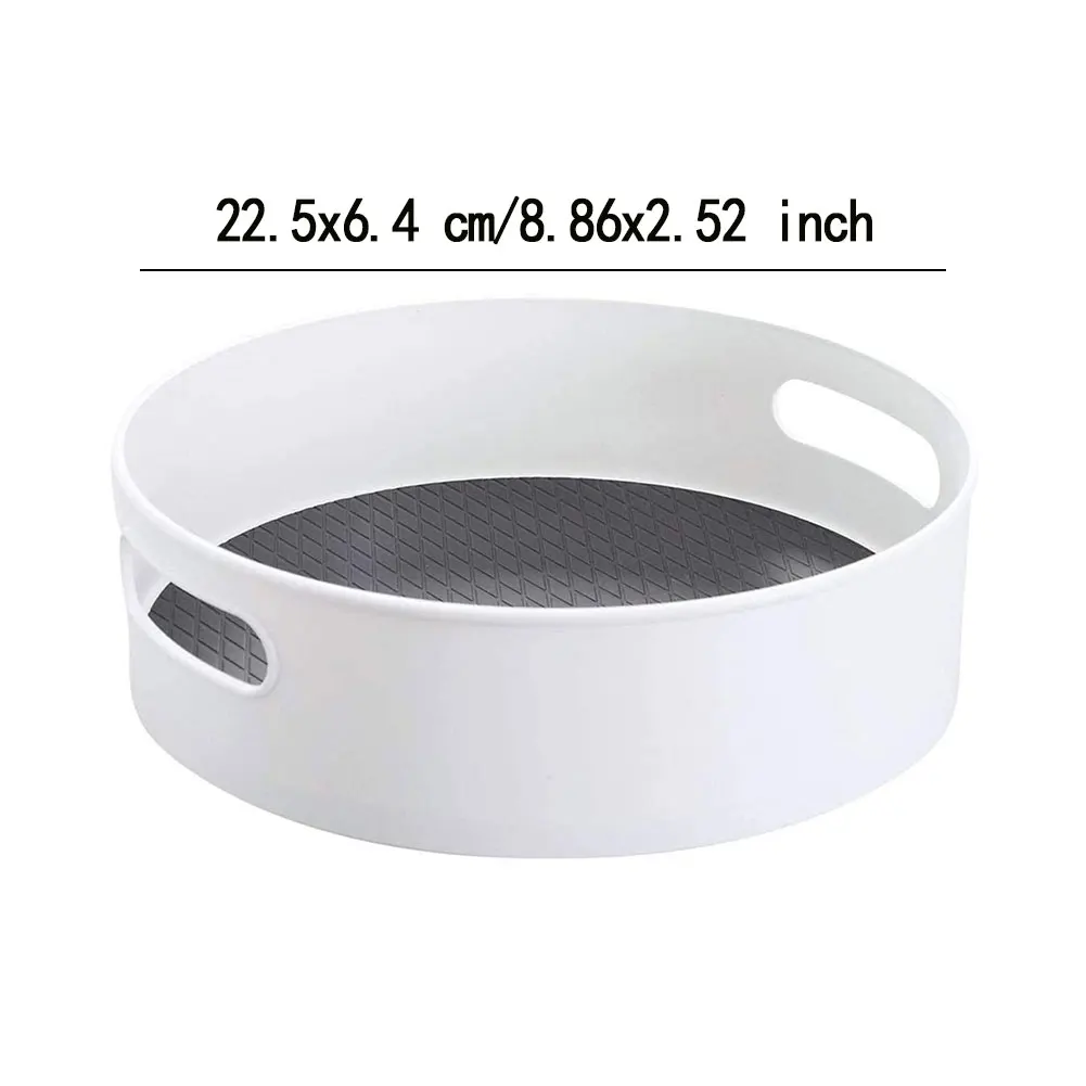 

Kitchen Rotatable Spice Rack Turntable Cupboard Organizer MultiFunctional Spice Rack Revolving Storage White Refrigerator Holder