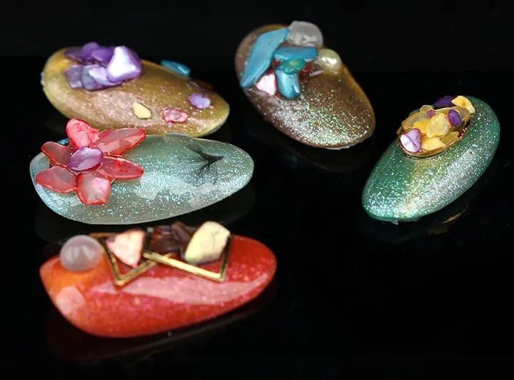 Блестящее Очаровательное украшение для ногтей красивая текстура натуральный