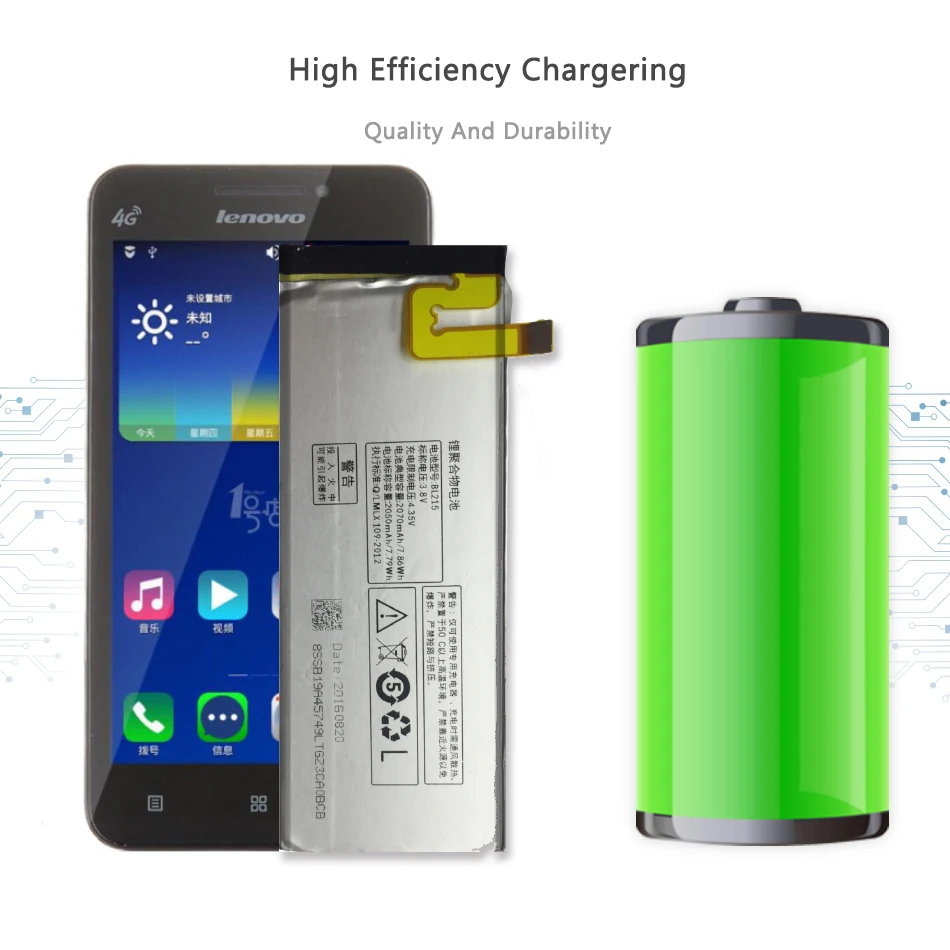 

battery for Lenovo Vibe X S960 battery for s968T BL215 BL-215 Built-in battery