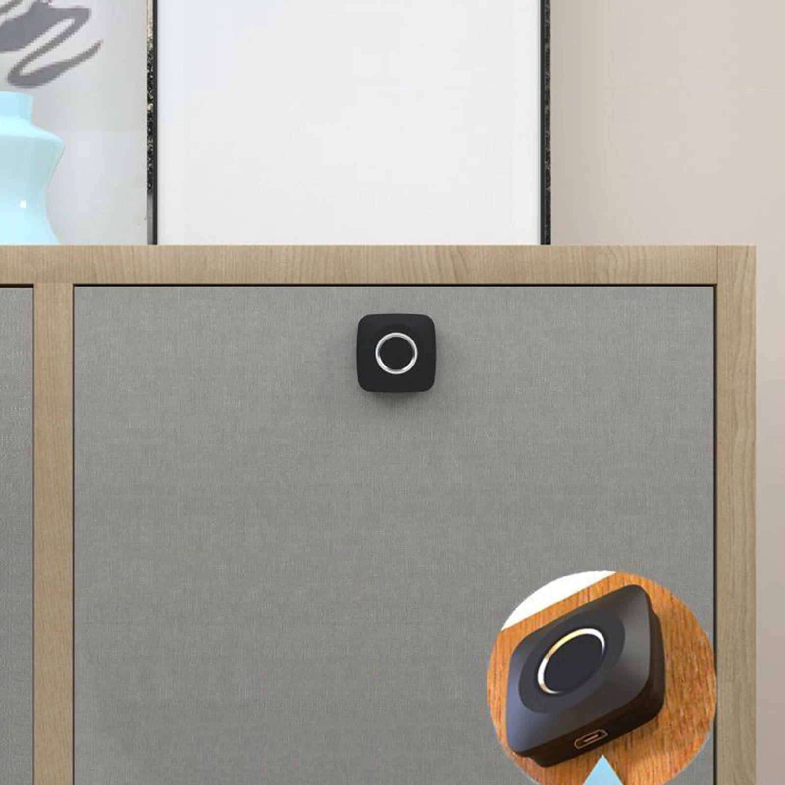 

1pc Electronic Intelligent Drawer Fingerprint Lock Door Lock Locks