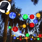 Уличная гирлянда, светодиодная лампа-лента на солнечной батарее в качестве Рождественского украшения для дома, внутреннего празднисветильник