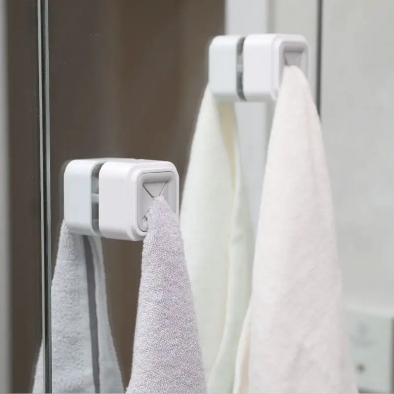 Original Wall Mounted Self Adhesive Cloth Tea Towel Rack Napkin Push In Holder Kitchen Bathroom Dropshiping | Дом и сад